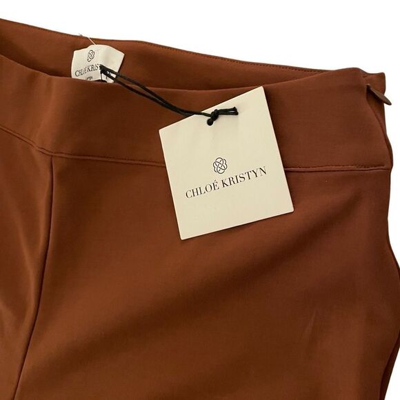 Chloé Kristyn Bridgette Pant size Large in copper brown - Picture 5 of 8